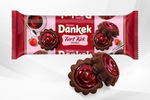 كعكة التارت بالفراولة عبوة كبيرة