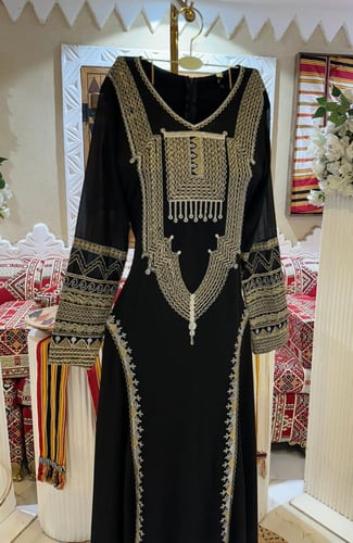 جلابيه عسيري تطريز كمبيوتر