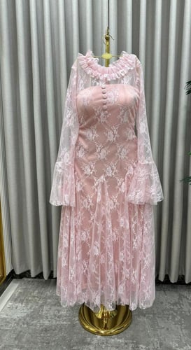 فستان دانتيل فخم 7 ألوان