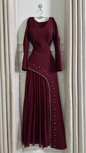 فستان ناعم لونين