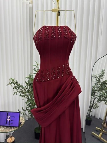 فستان باربي تطريز يدوي