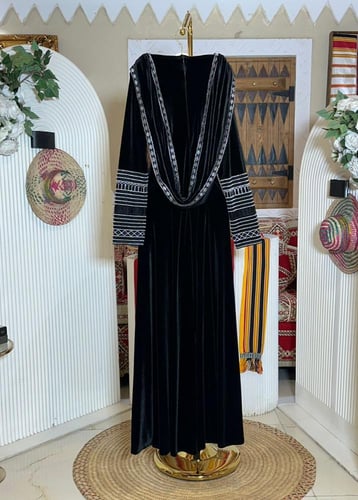 جلابية تراثية مع كاب فخم 3 ألوان