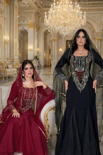 ثوب عسيري ملكي لونين