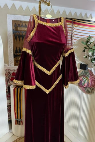 جلابية أصايل التراث لونين