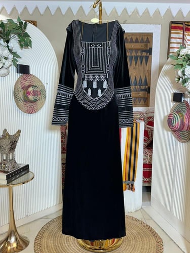 جلابية تراثية مع كاب فخم 3 ألوان