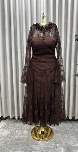 فستان دانتيل فخم 7 ألوان