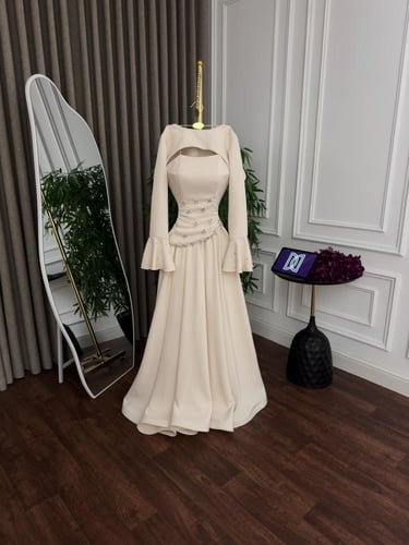 فستان باربي قطعتين لونين