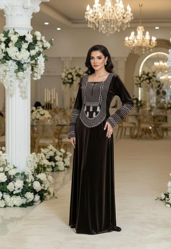 جلابية تراثية مع كاب فخم 3 ألوان