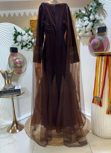 جلابية بني مخمل للتأسيس