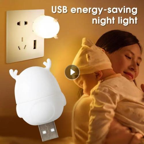 USB صغير LED ضوء الليل للأطفال