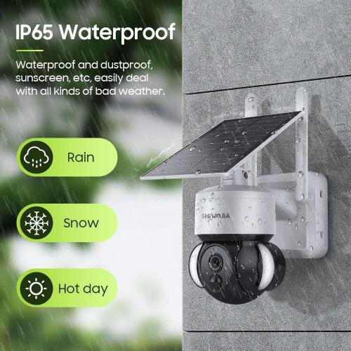 كاميرا مراقبة تعمل بالطاقة الشمسية