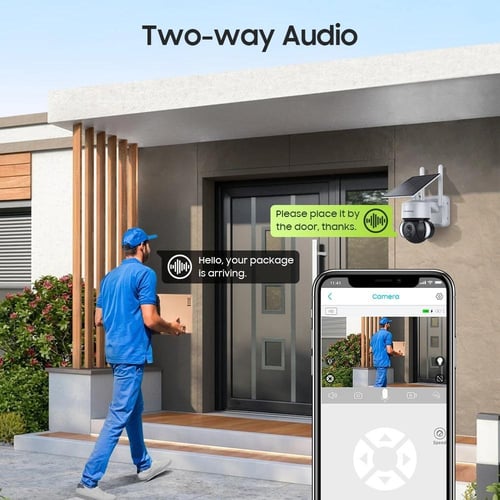 كاميرا مراقبة تعمل بالطاقة الشمسية