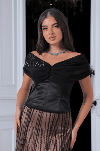 طقم سهرة بقصة مميزة