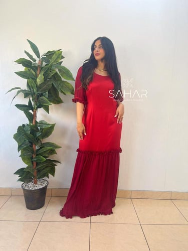 فستان بيلسيه بقصة مميزة