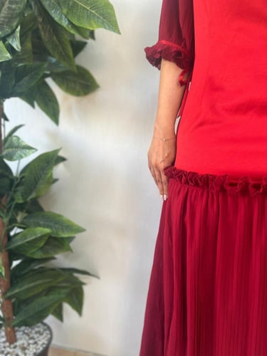 فستان بيلسيه بقصة مميزة