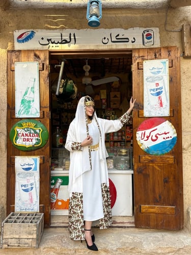 عبايه قماش الفرسان الذهبي كريب متوسط السماكه لون ب...