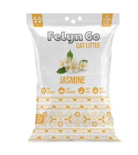 فلاين قو بنتونيت عالي التكتل برائحة الياسمين