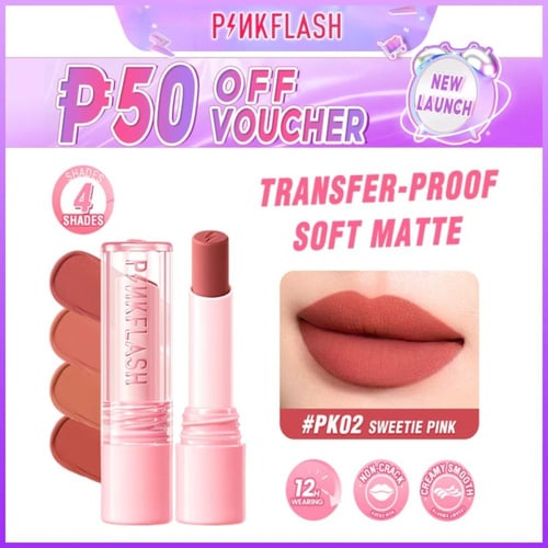 احمر شفاه مطفي بثبات 12 ساعة مقاوم للتلطخ والماء م...