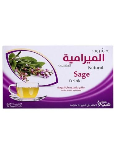 مشروب المراميه الطبيعي من زهرة فيولا - 24 كيس × 3...