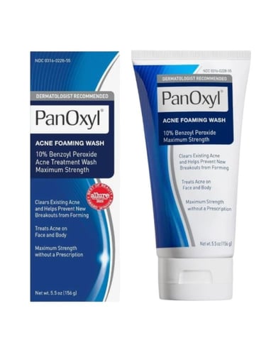 بانوكسيل - غسول رغوي لحب الشباب بقوة قصوى مع بنزوي...