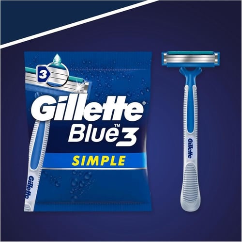 شفرات بلو سيمبل 3 للرجال للاستخدام لمرة واحدة من ج...