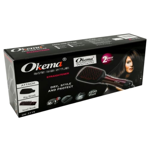 فرشاة تصفيف وفرد الشعر 1200 واط من اوكيما - OK-211...