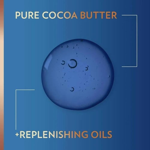 زيت الجسم بزبدة الكاكاو للعناية المكثفة من فازلين...