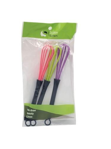 اداه خلط الصبغة من صالون سستم - 3 قطع لون عشوائي