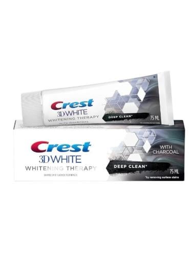 كرست - معجون أسنان ثري دي تنظيف عميق بالفحم 75مل