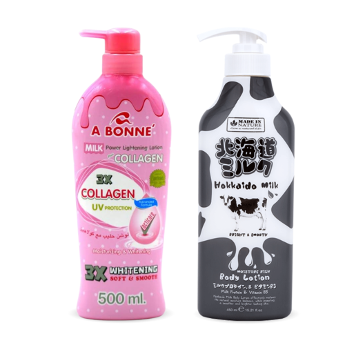 مجموعة لوشن تفتيح وتوحيد لون الجسم التايلندية - (...