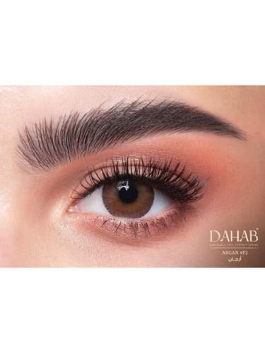 ذهب - عدسات لاصقة يومية ارجان 28#