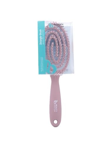 فرشاة فك تشابك الشعر من بيوتي سيستم – وردي