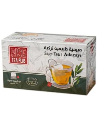 شاي الميرامية طبيعية تركية من رايز بلس , 20 كيس