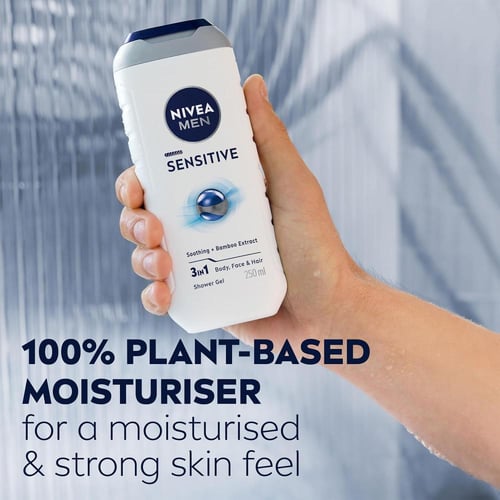 شاور جل للبشرة الحساسة بخلاصة خشب البامبو للرجال م...