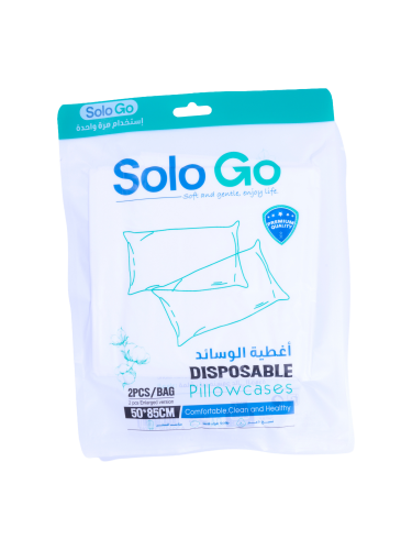 Solo Go - Disposable Pillow Cover Set - 2 Pieces | 50x85cm