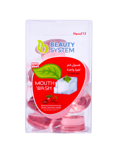 Beauty System Mouthwash Strawberry Refreshing Caps...