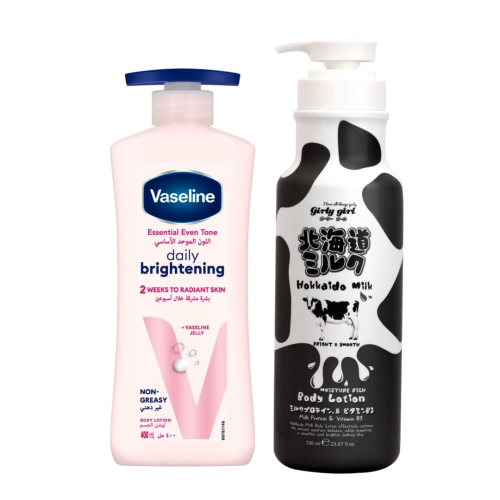 مجموعة لوشن توحيد وترطيب الجسم ( 700 مل + 400 مل )