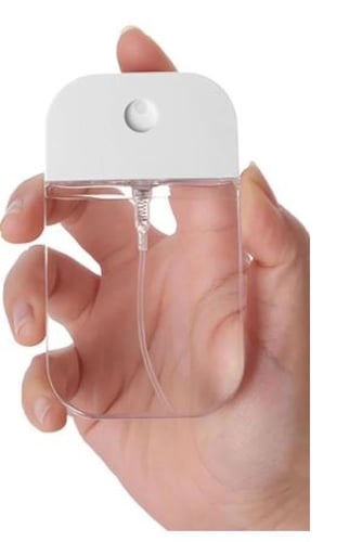 علبة بخاخ رذاذ عطر بلاستيكية فارغة - 3حبات , 40 مل