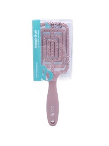 فرشاة فك تشابك الشعر من بيوتي سيستم – وردي