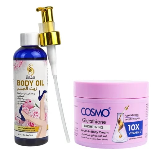 Deep Brightening and Even Tone Body Set with Gluta...