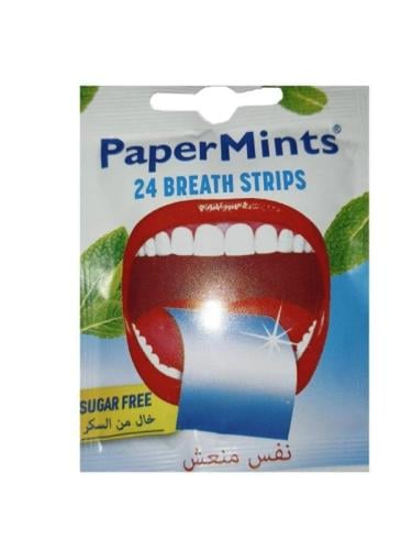 شرائح معطرة للفم بنكهة النعناع خالية من السكر من ب...