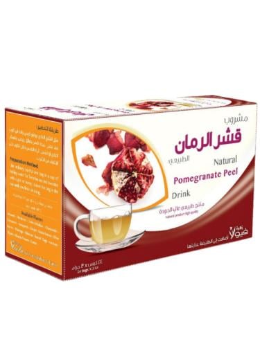 مشروب قشر الرمان الطبيعي من زهرة فيولا , 24 كيس