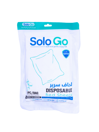 Solo Go - Disposable Double Bed Sheet - 1 Piece |...