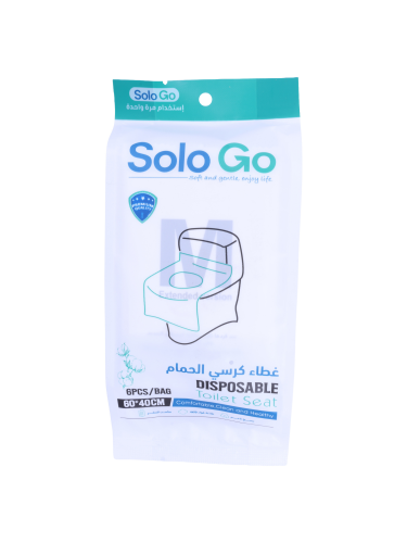 Solo Go - Disposable Toilet Seat Cover - 6 Pieces...