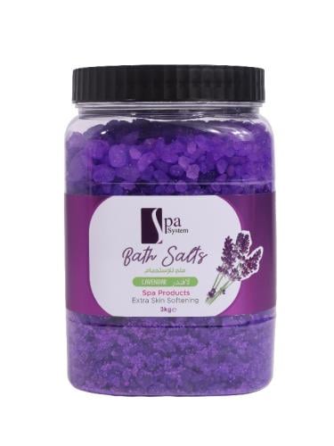 ملح للاستحمام باللافندر من سبا سيستم - 3 كجم