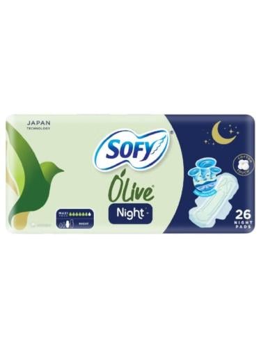 فوط ليلية ماكسي سميكه بالاجنحة بزيت الزيتون المرطب...