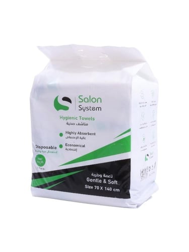 مناشف صحية للاستخدام مرة واحدة من صالون سيستم , 70...