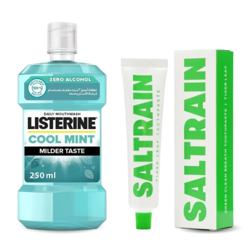 مجموعة غسول فم ومعجون اسنان لانتعاش فائق