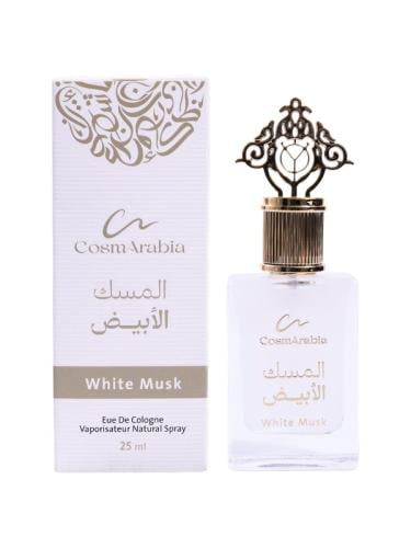 عطر المسك الابيض للجنسين من كوزماريبيا - 25 مل