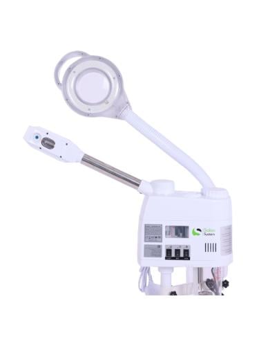 جهاز بخار للوجه 2*1 حار وبارد مع مصباح مكبر LH-221...